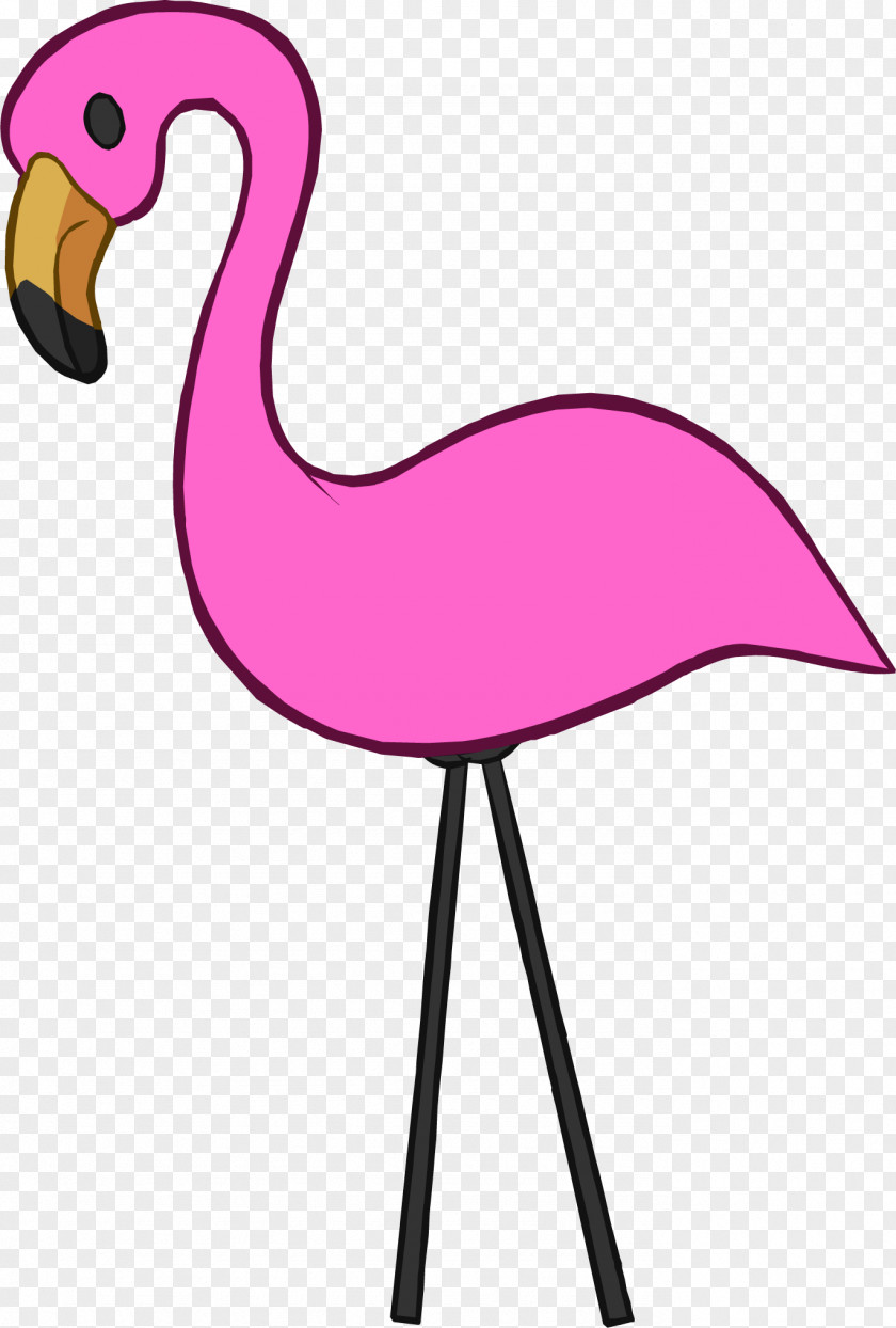 Flamingo Club Penguin Greater Bird Clip Art PNG