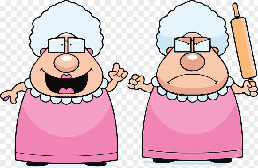 Grandma Cartoon Happiness Royalty-free Clip Art PNG