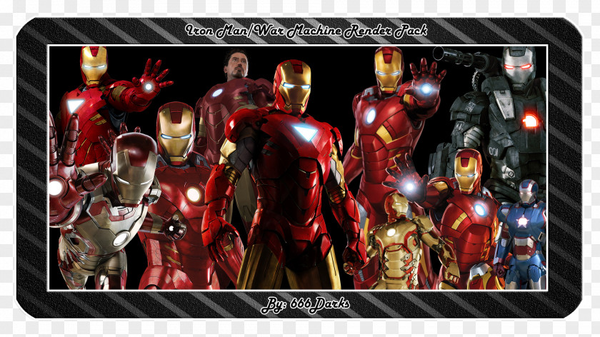 Iron Man War Machine Desktop Wallpaper 4K Resolution PNG