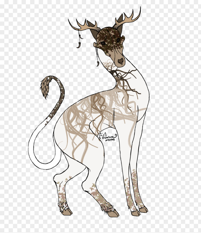 Reindeer Giraffe Antelope Mammal PNG