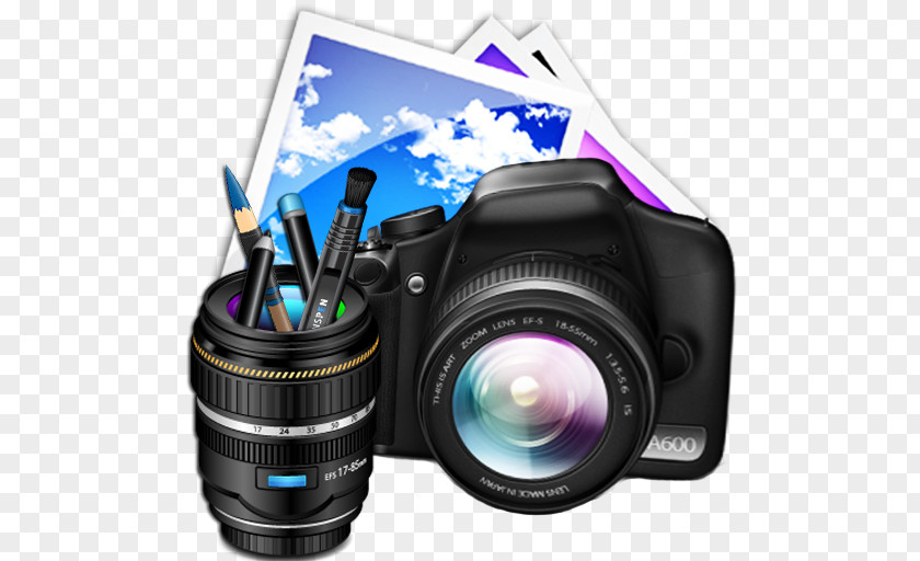 Camera Lens Digital SLR Fisheye Image Editing Photography PNG