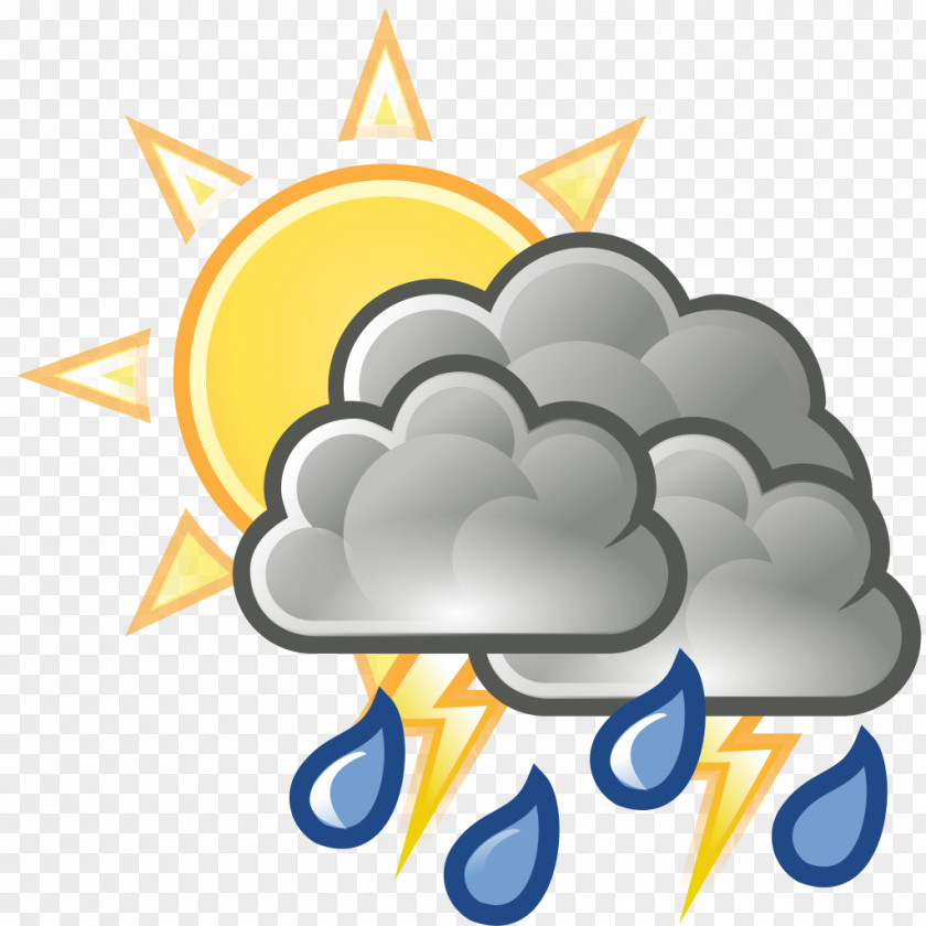 Cloud Rain Sunlight Thunderstorm Clip Art PNG