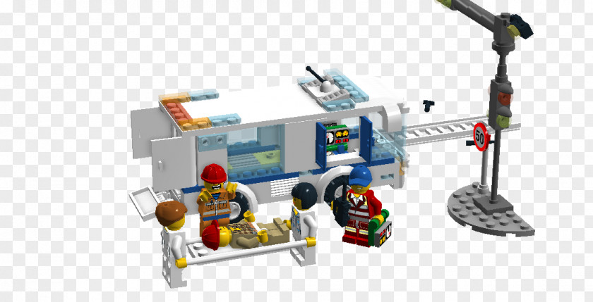 LEGO Ambulance Moc Product Design Toy Block Machine PNG