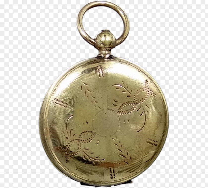 Silver Victorian Era 01504 Brass Pocket Watch PNG