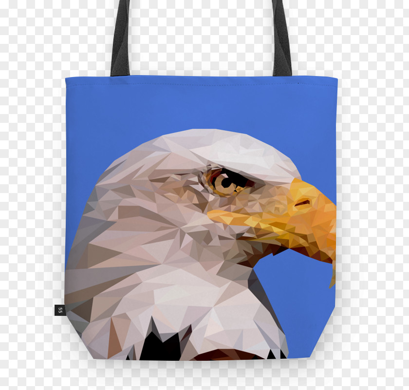 TOTEBAG Low Poly Art Drawing Eagle PNG