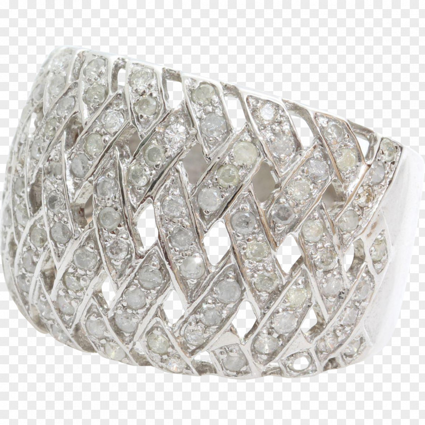 Brilliant Jewellery Bling-bling Gemstone Bangle Silver PNG