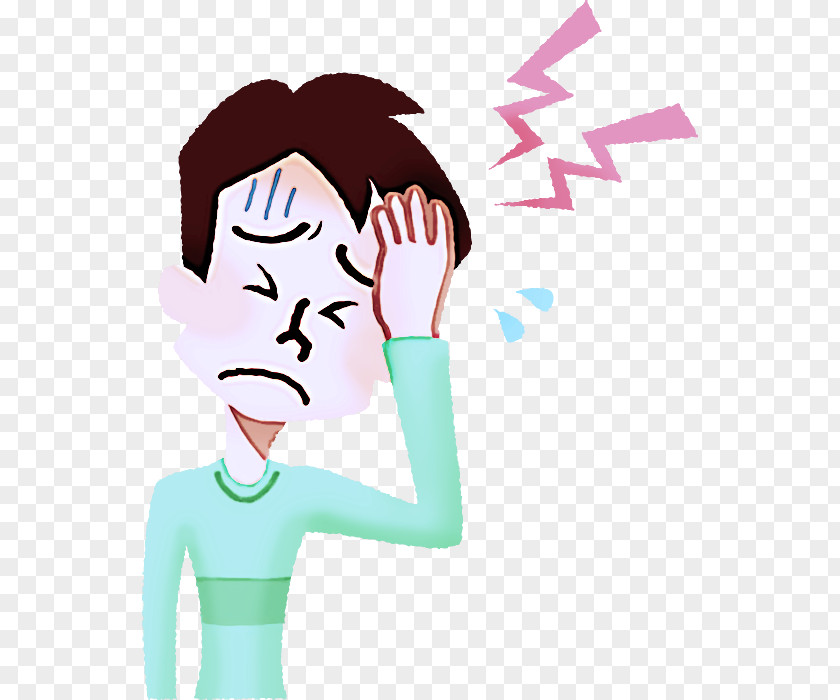 Facial Expression Cartoon Nose Forehead Gesture PNG