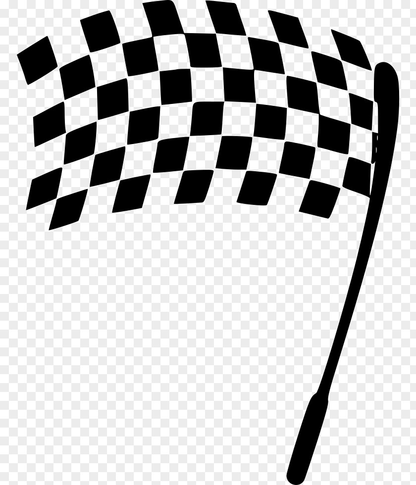 Finish Outline Racing Flags Clip Art Vector Graphics PNG