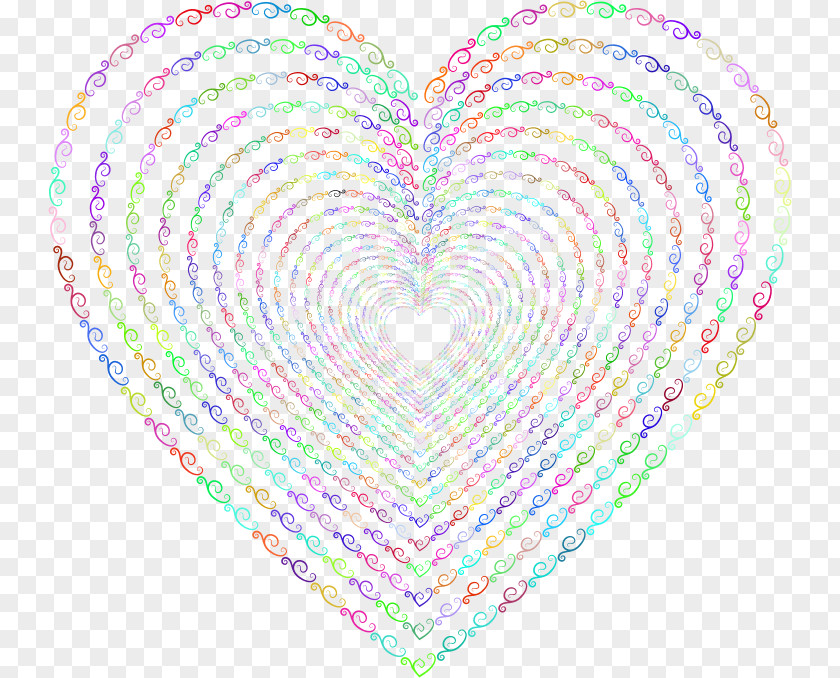 Floral Background Heart Color Clip Art PNG