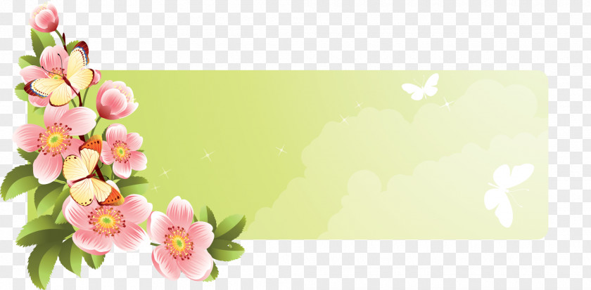 Floral Banner Flower Picture Frames Stock Photography Graphic Design PNG