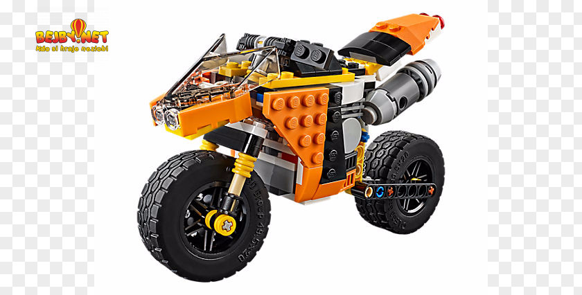 Lego Creator Toy The Group Motorcycle PNG