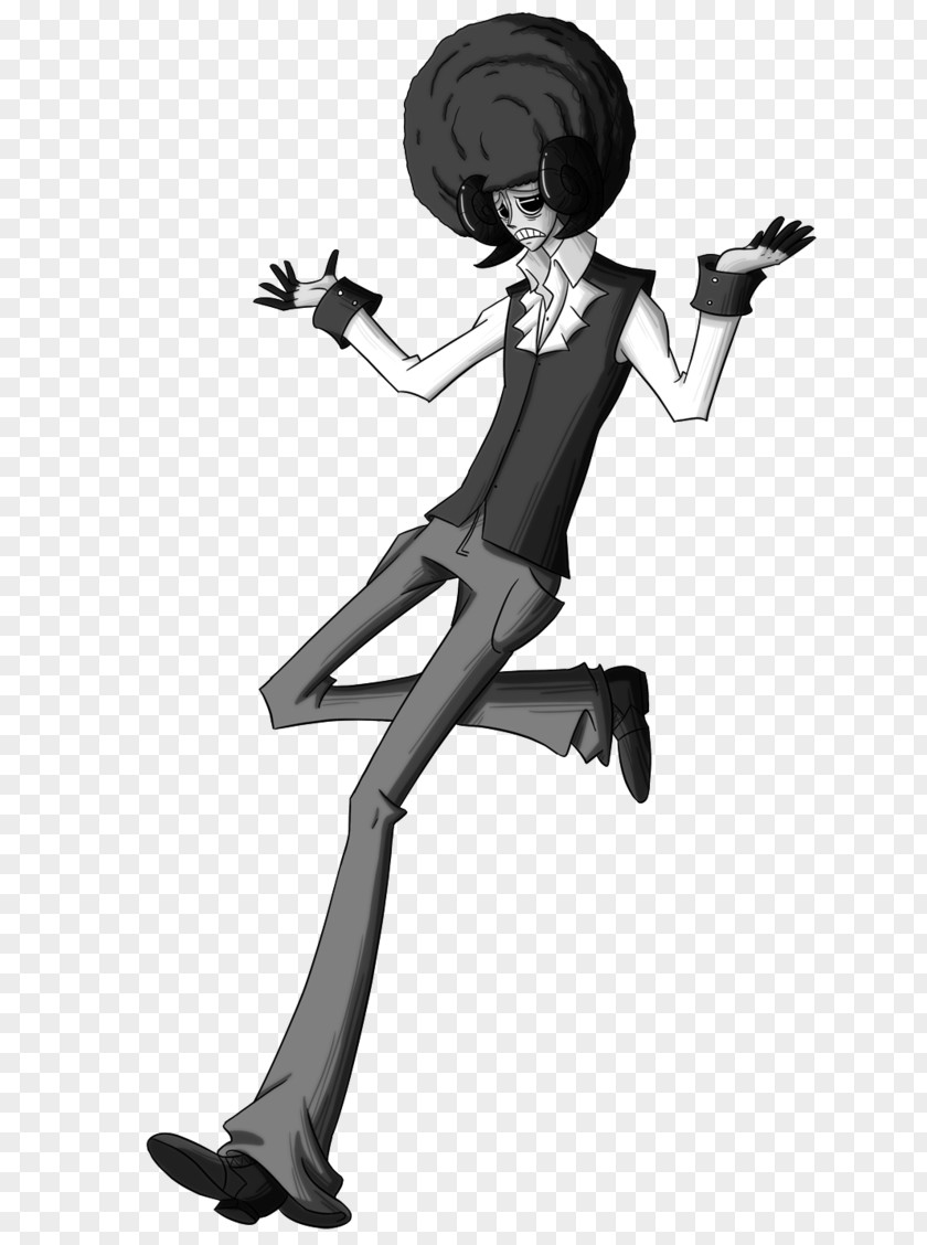 Silhouette Cartoon Character Black PNG