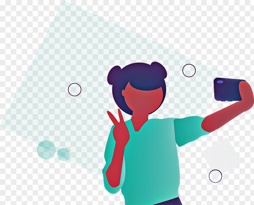 Taking Selfie Girl Camera PNG