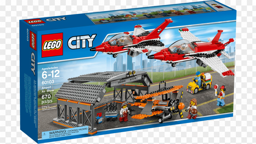 Airplane LEGO 60103 City Airport Air Show Lego Toy PNG