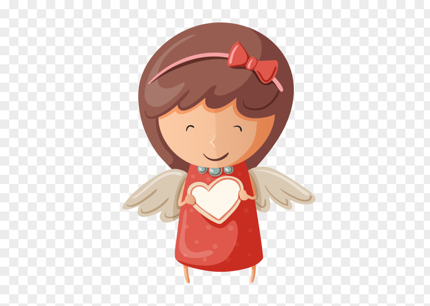 Cute Cupid Valentines Day Heart Love PNG