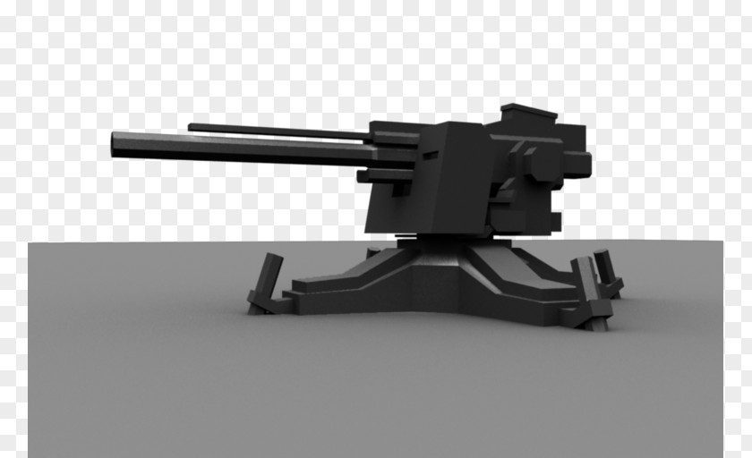 Machine Gun Firearm Ranged Weapon Barrel PNG