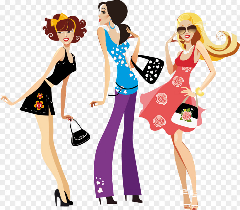 Summer Fashion Clip Art PNG