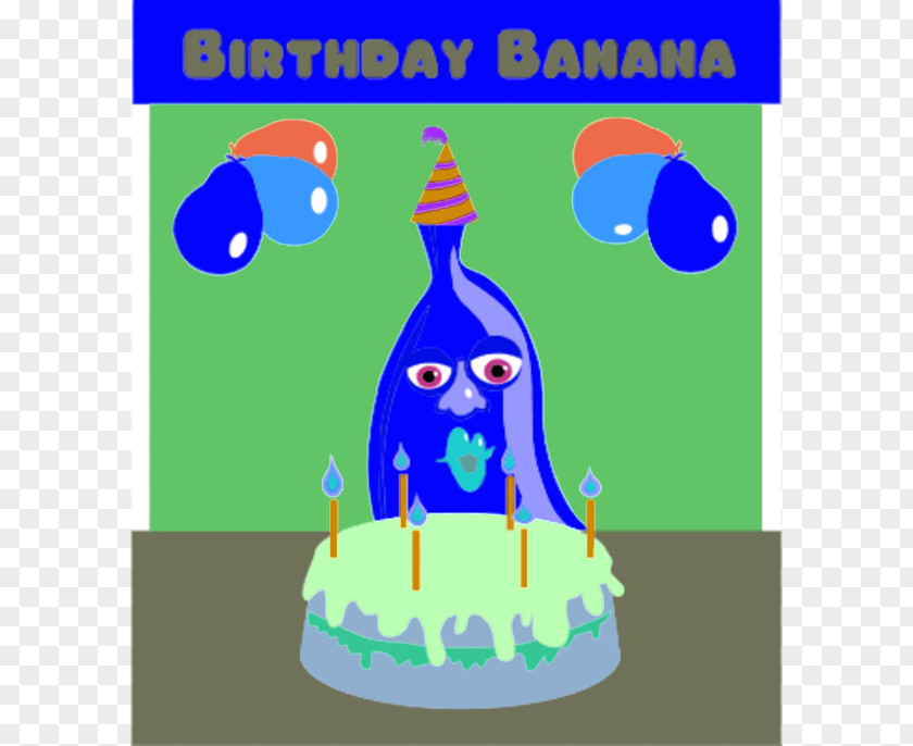 Birthday Banana Cliparts Cake Clip Art PNG