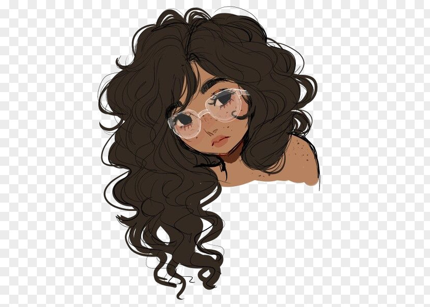 Hair Drawing Cartoon PNG