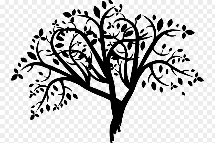 Leaf Branches Tree Silhouette Clip Art PNG