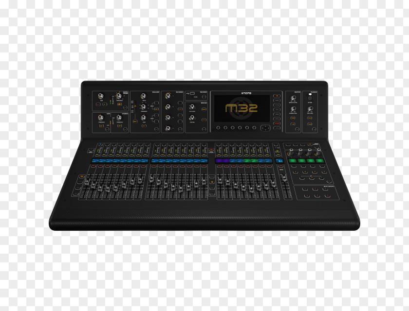 Mixing Console Audio Mixers Digital Midas Consoles M32 LK20 Gaming XBox PNG