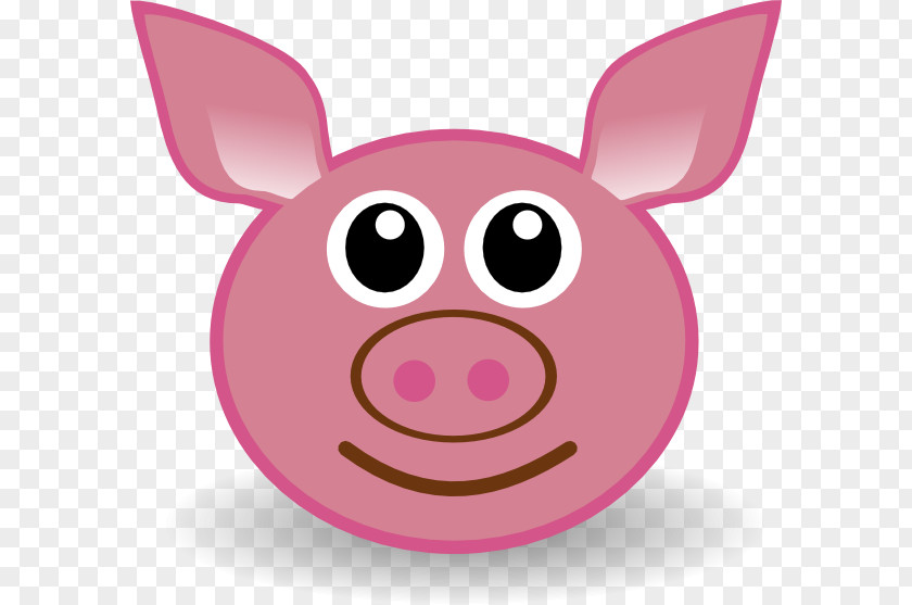 Pig Faces Pictures Pigs Ear Face Clip Art PNG