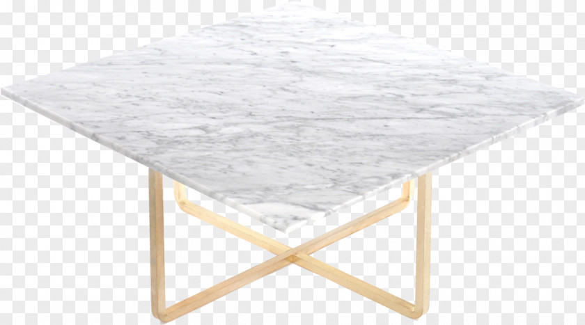 Table Coffee Tables Carrara Marble Brass PNG