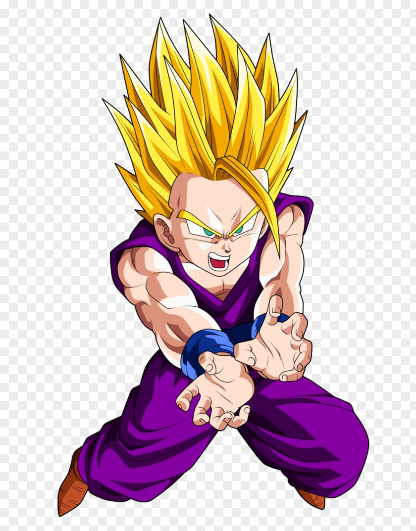 TEEN Gohan Goku Trunks Majin Buu Piccolo PNG