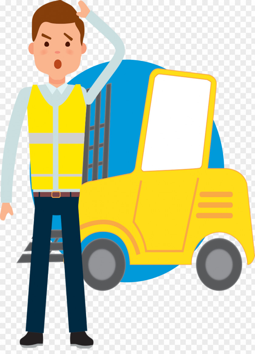 Warehouse Management Cartoon Forklift Clip Art PNG
