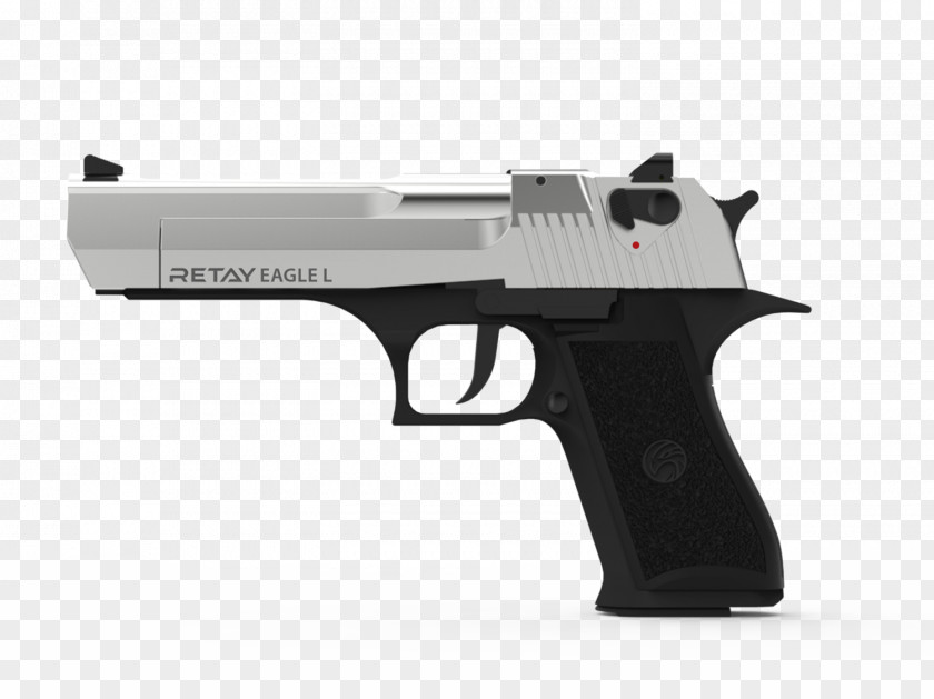 Weapon Pistol IMI Desert Eagle 9×19mm Parabellum Bullet PNG