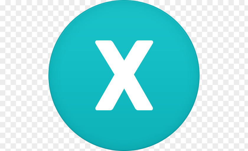 Xchat Brand Symbol Aqua PNG
