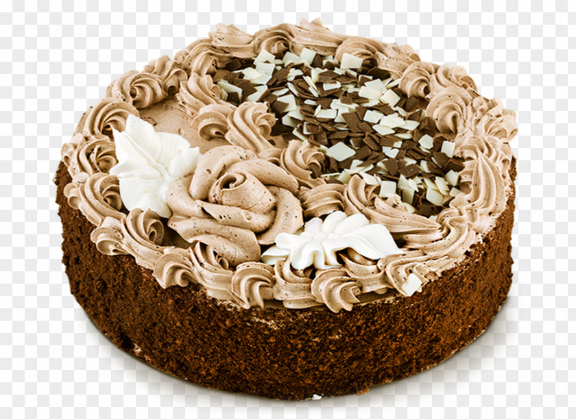 Chocolate Cake German Cream Pie Torte PNG