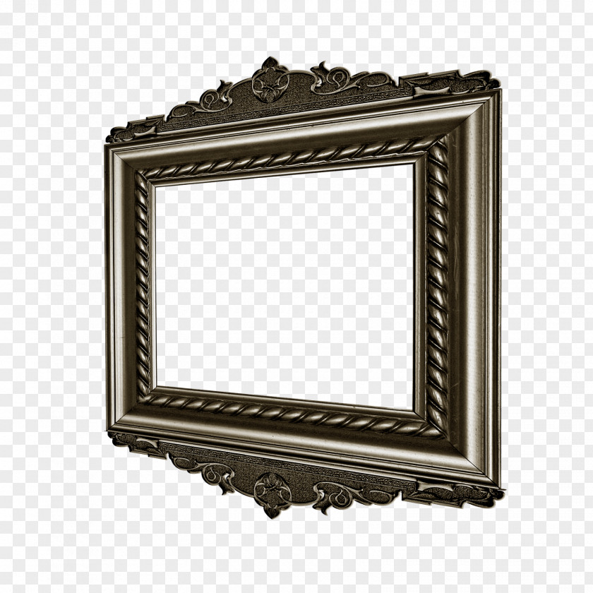 Cuadros Picture Frames Grey Metal Gold PNG