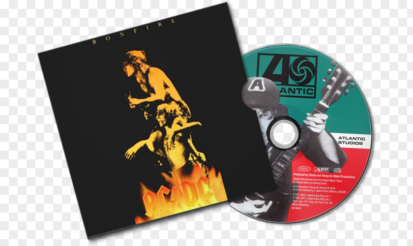 Design Graphic Compact Disc AC/DC Bonfire PNG