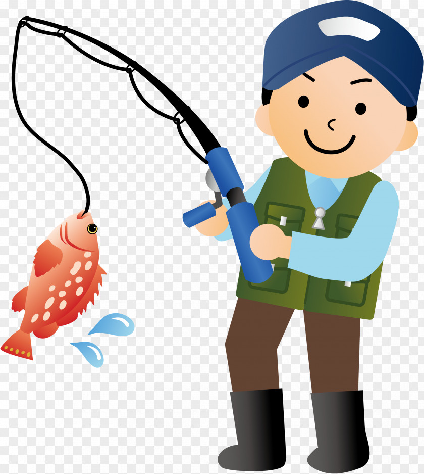 Fishing Net Hand Angling Illustration Drawing PNG
