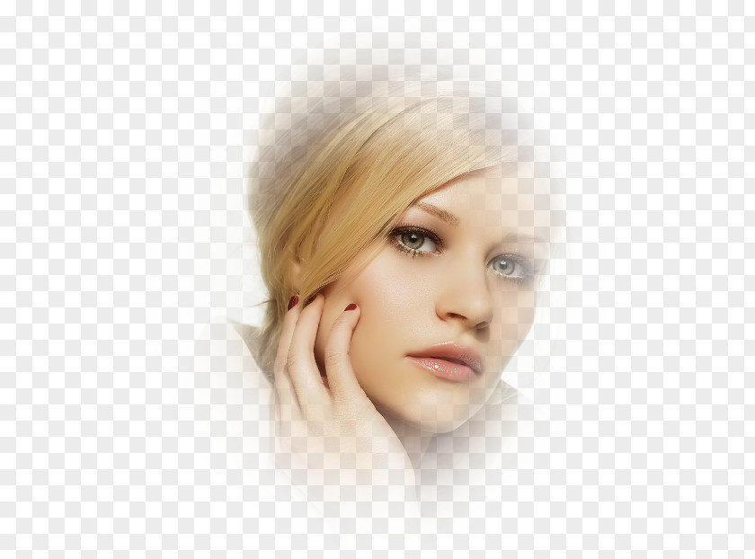 Hair Coloring Blond Layered Eyebrow PNG