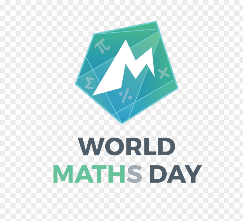 Mathematics World Maths Day Red Ribbon AIDS Logo PNG