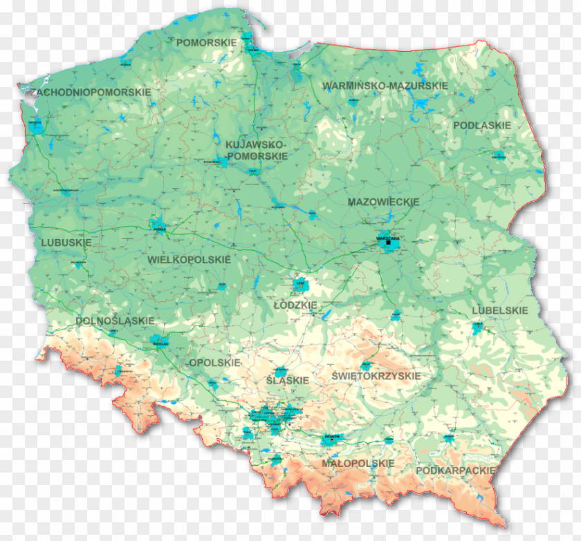 Monitor Poland Map Territorial Defence Force Homeland Defense Wikipedia PNG