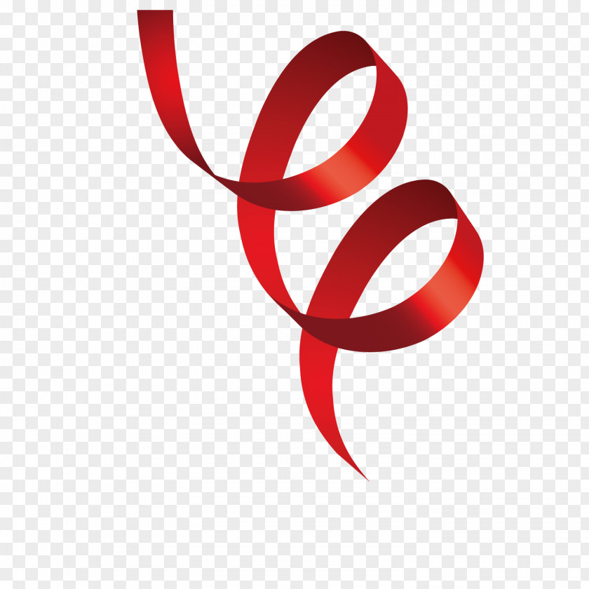 Ribbon Red Color PNG