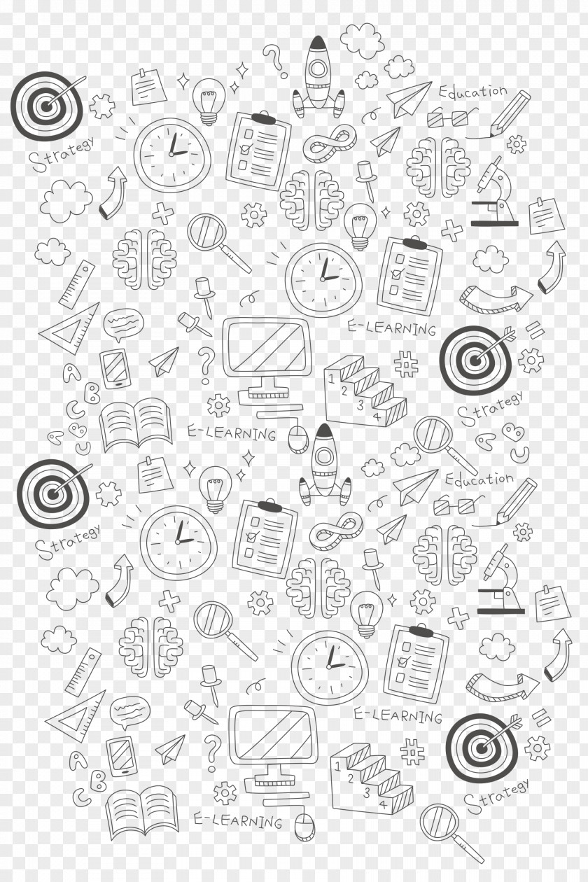 School Background Elements Of Each Collection Element Clock Euclidean Vector PNG