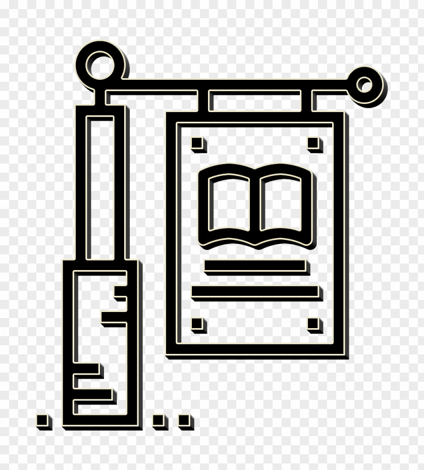 Signage Icon Bookstore Files And Folders PNG