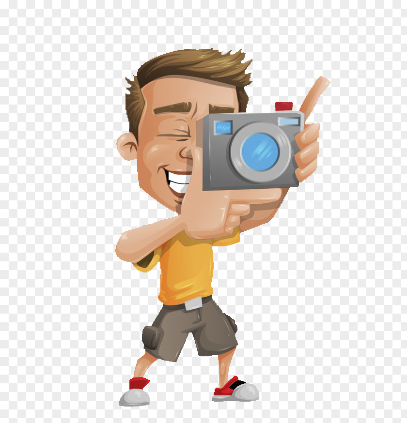 The Photographer Photography Character Illustration PNG