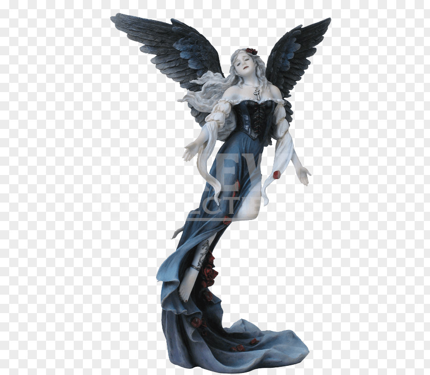 Angel Statue Figurine Gothic Art PNG