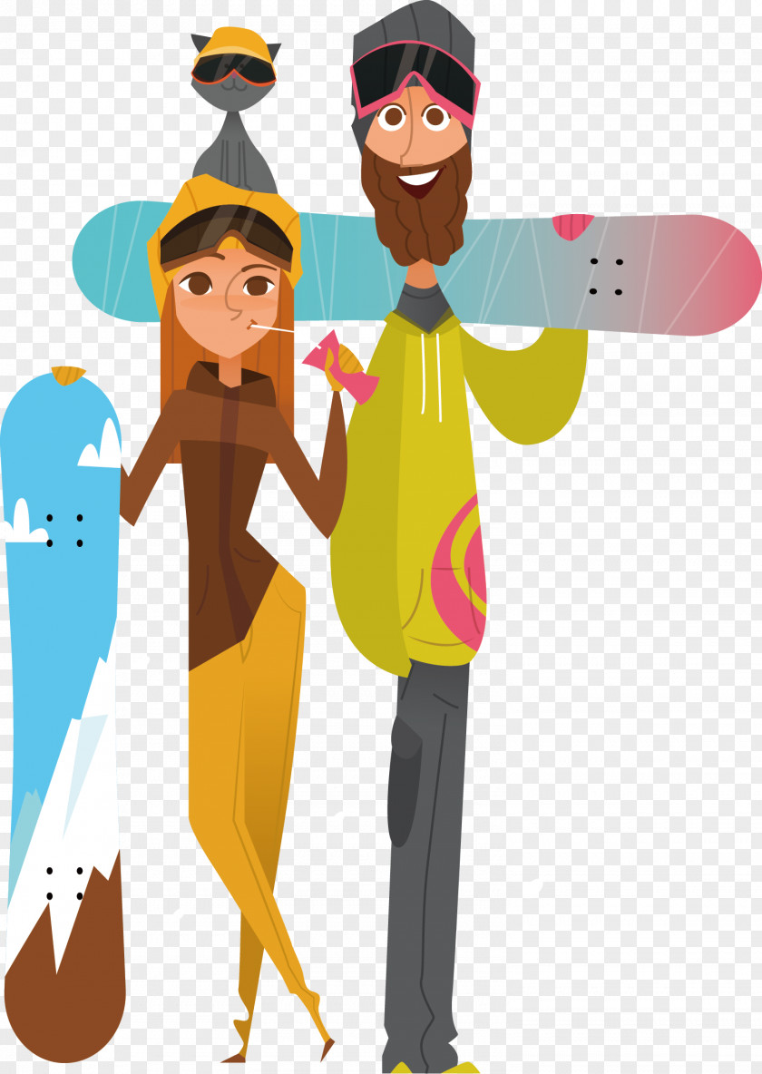 Couples Vector Graphics Cartoon Illustration Image Design PNG