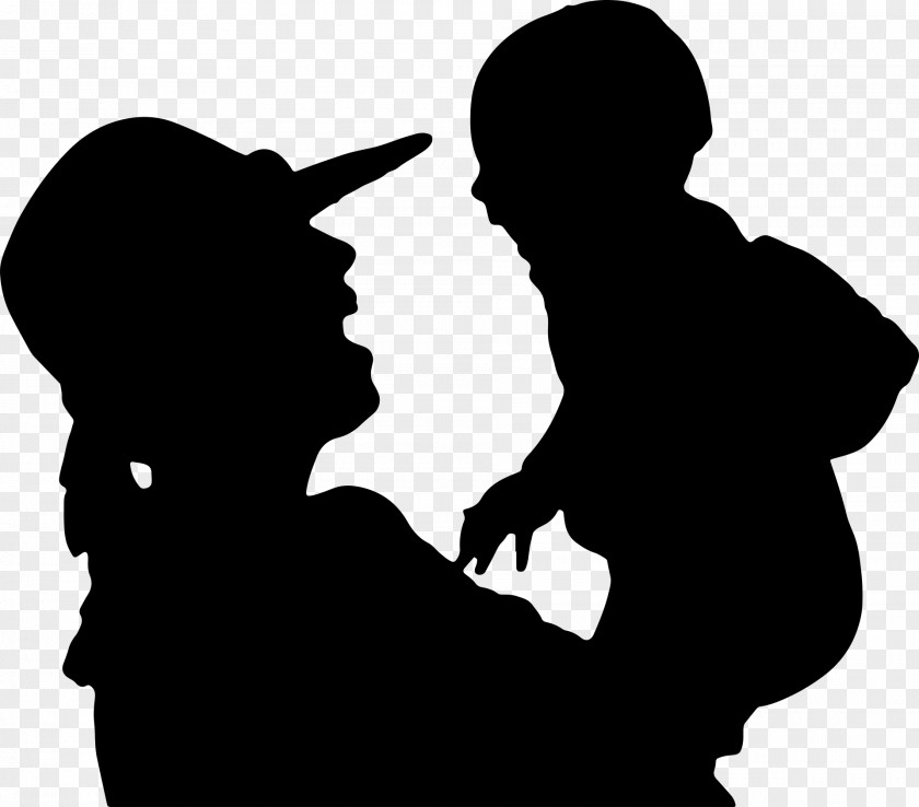 Mother Silhouette Clip Art PNG
