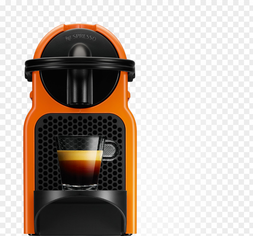 Orange Glow Coffeemaker Espresso Machines Nespresso Single-serve Coffee Container PNG