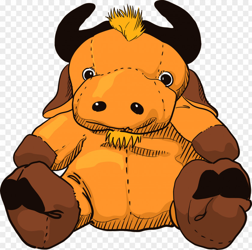 Stuffed Cattle Clip Art PNG