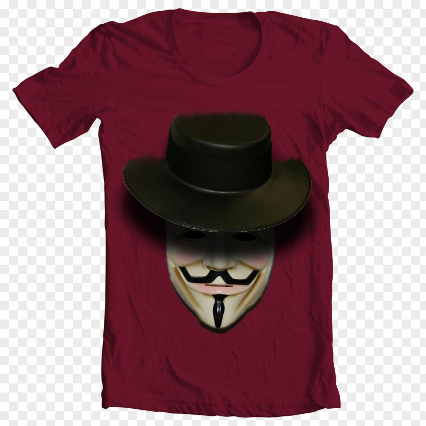 V For Vendetta T-shirt Top Strong Polo Shirt PNG