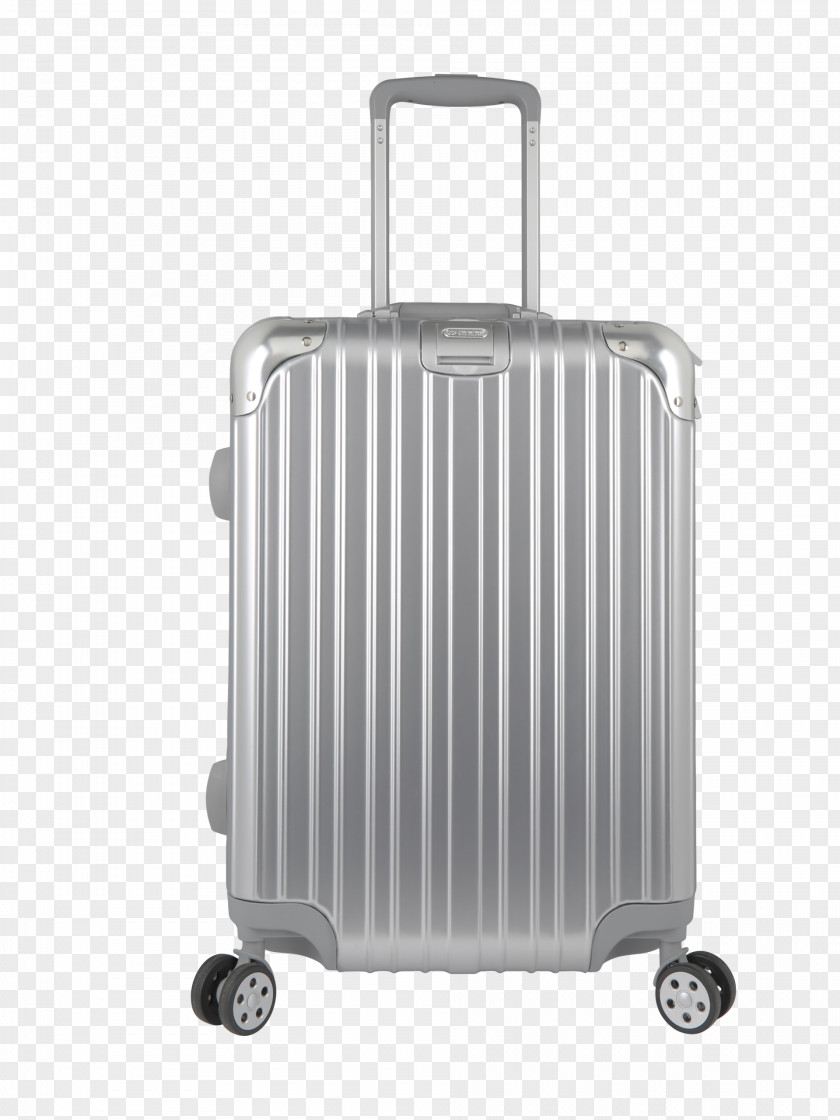Aluminium Luggage And Bags Suitcase Background PNG