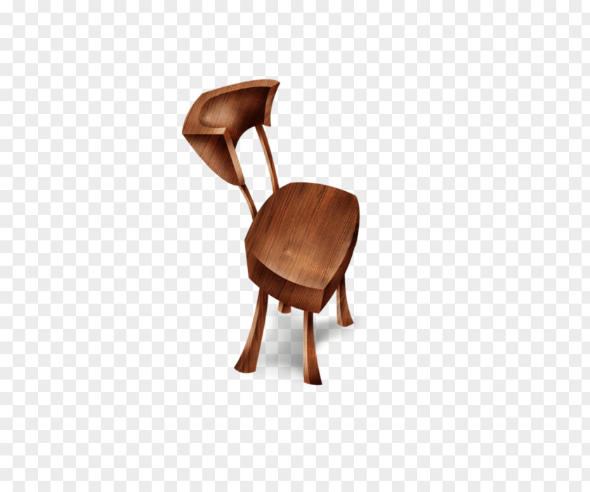 Cartoon Small Wooden Chair Table Wood Clip Art PNG